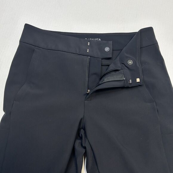 Athleta Pants Womens Size 4 Black Stellar Trouser Work Comfort Crop #351310 - Picture 8 of 12